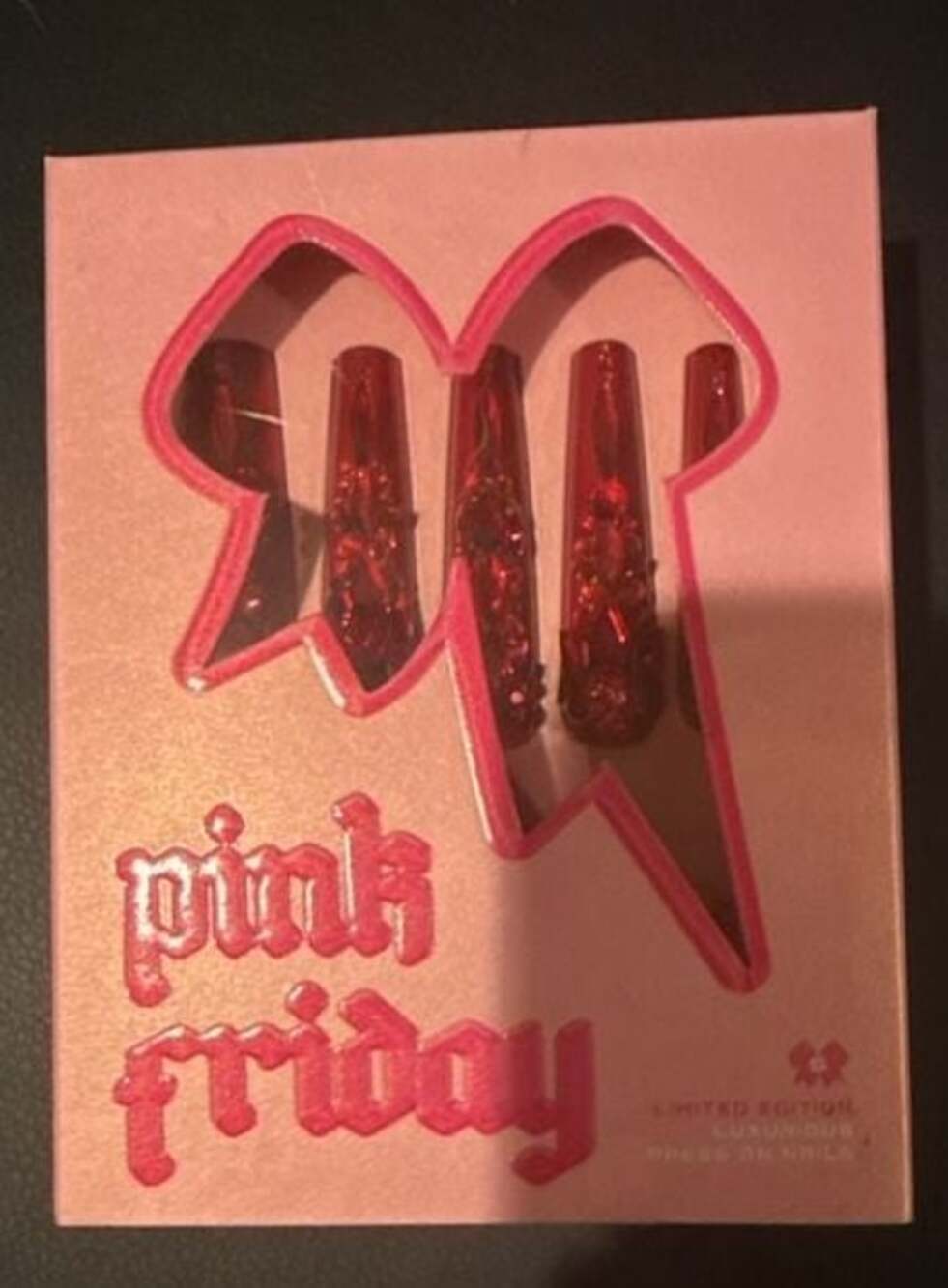 Nicki Minaj Pink Friday Limited Edition Luxurious Press-On Nails 2 packs